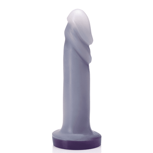 flurry dual density dildo in purple